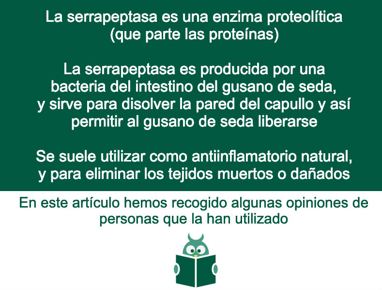 Opiniones sobre la Serrapeptasa 3