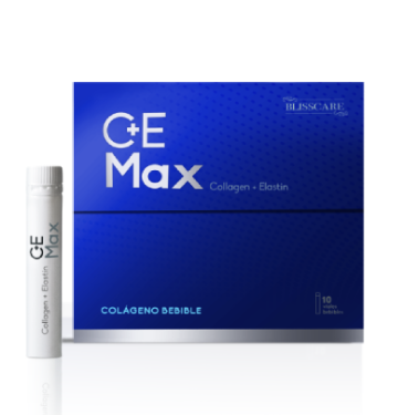 C+E MAX Colágeno bebible Peptan con elastina 10 viales