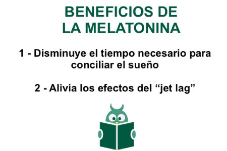 Beneficios de la melatonina