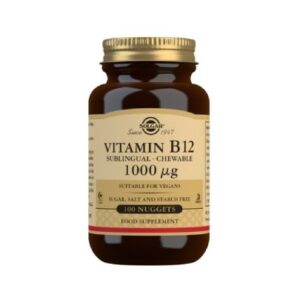 Vitamina B12 Solgar 100 comprimidos masticables