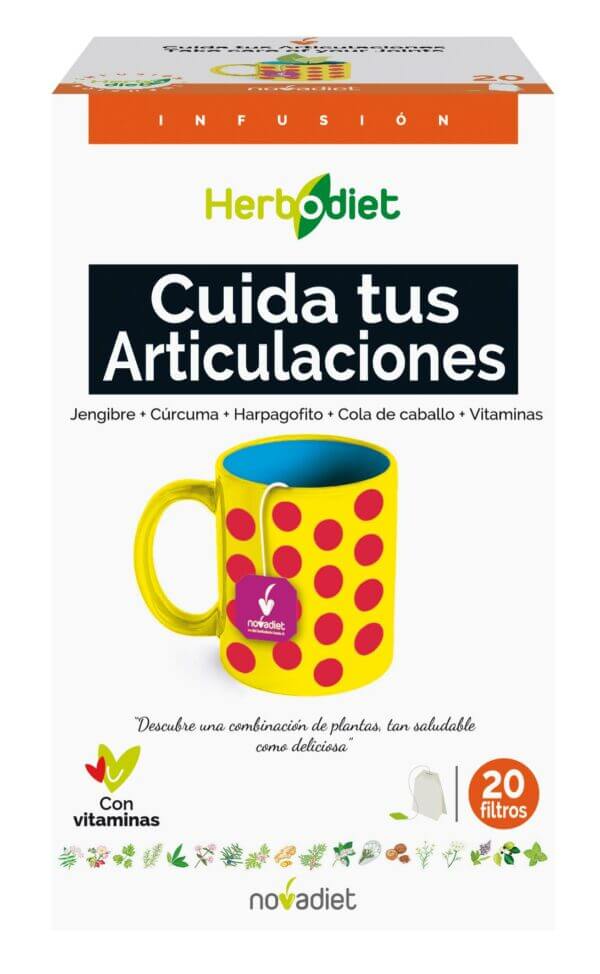 Herbodiet Cuida Tus Articulaciones Envase De 20 Bolsitas Filtro De 1,5 G. Cada Una., Novadiet