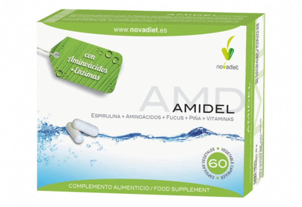 Amidel Envase De 60 Cápsulas Vegetales., Novadiet