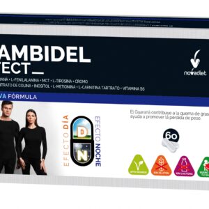 Cambidel Efect Envase De 90 Cápsulas Vegetales (60 En Blister De Color Azul Y 30 En Blister D E Color Amarillo)., Novadiet