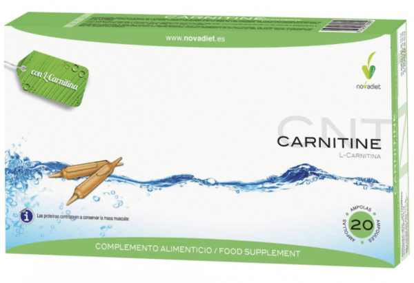 L Carnitine Envase De 20 Ampollas De 10ml., Novadiet