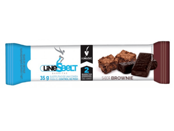 Line Sbelt Brownie Envase De 24 Barritas De 35 G Cada Una., Novadiet