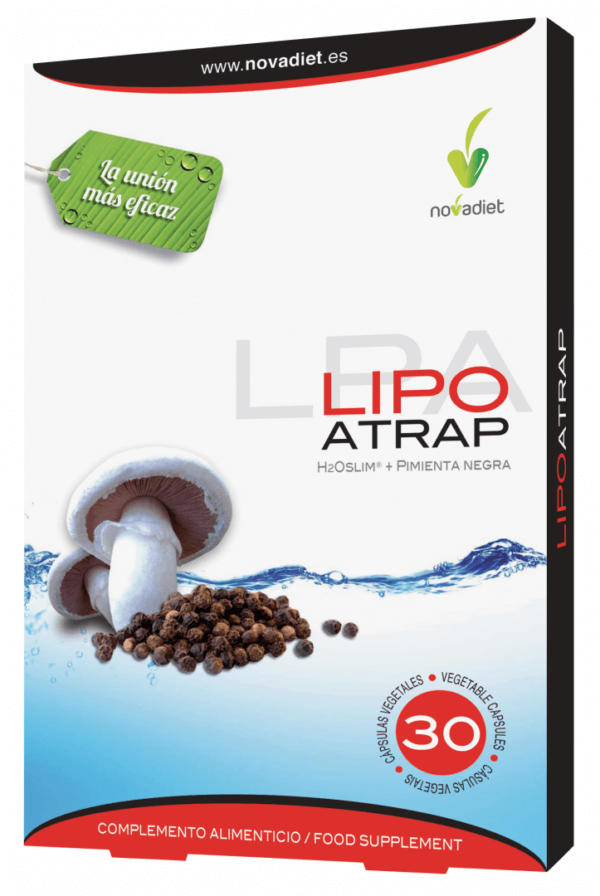 Lipoatrap Envase De 30 Cápsulas Vegetales., Novadiet