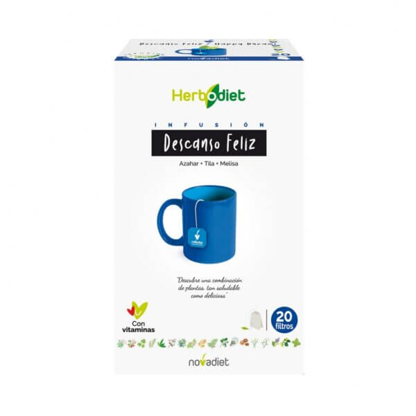 Herbodiet Descanso Feliz Envase De 20 Bolsitas Filtro De 1,5 G. Cada Una., Novadiet