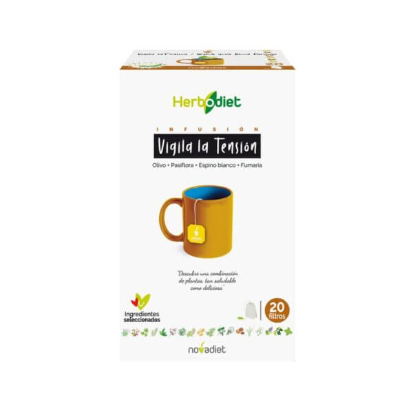 Herbodiet Vigila La Tension Envase De 20 Bolsitas Filtro De 1,5 G. Cada Una., Novadiet