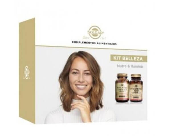 Kit Belleza Solgar Pelo, Piel Y Uñas & ácido Hialurónico, Solgar