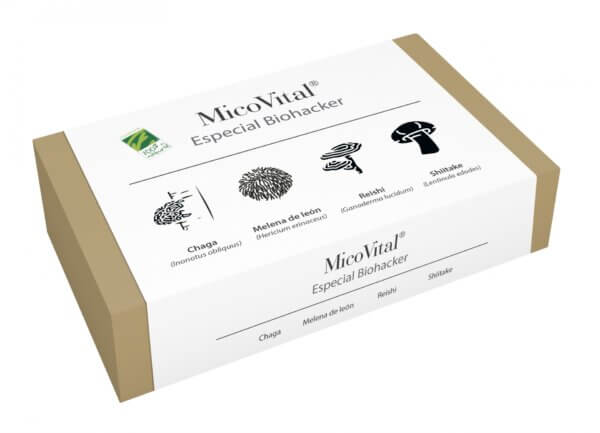 Micovital® Especial Biohacker Pack Con Los 4 Extractos Líquidos De Hongos, Cien Por Cien Nat