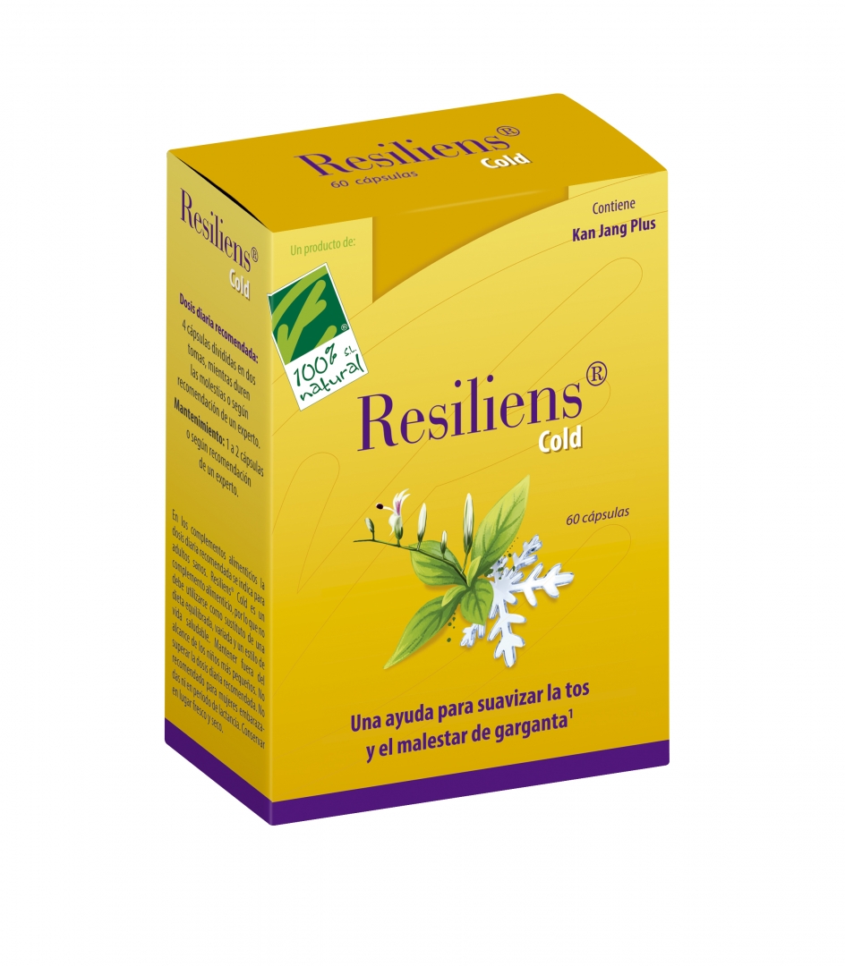 Resilian Resiliens Protect. Caja 60 Cáps, Cien por Cien Natural - El Buho Verde