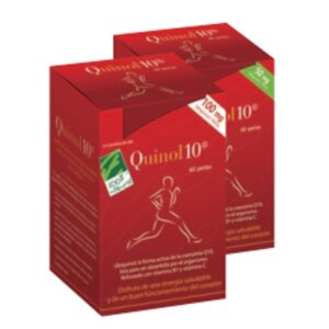 Quinol10® 50mg. 60 Cap. Caja Con 60 Cápsulas De 50mg De Ubiquinol (En Blister), Cien por Cien Natural