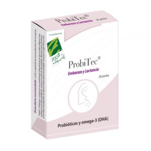 Probitec® Embarazo Y Lactancia. 2 Blister De 15 Perlas Cada Uno, Cien por Cien Natural