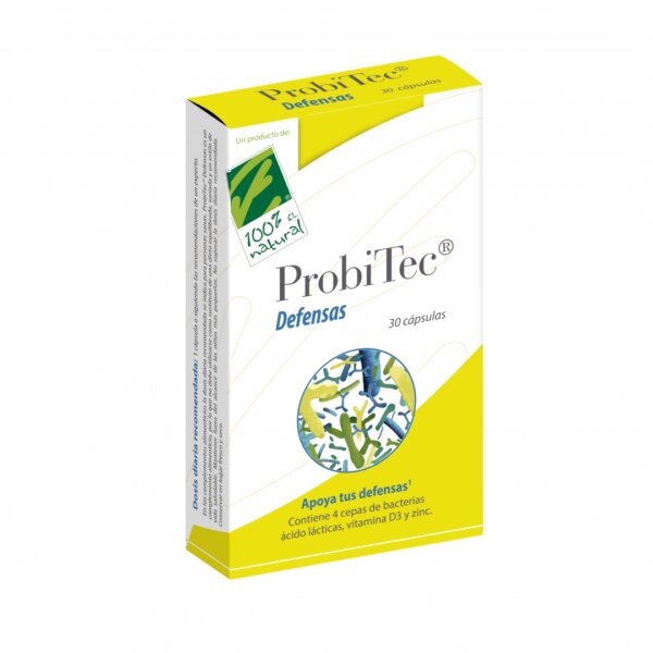 Probitec Defensas 30 Capsulas, Cien por Cien Natural
