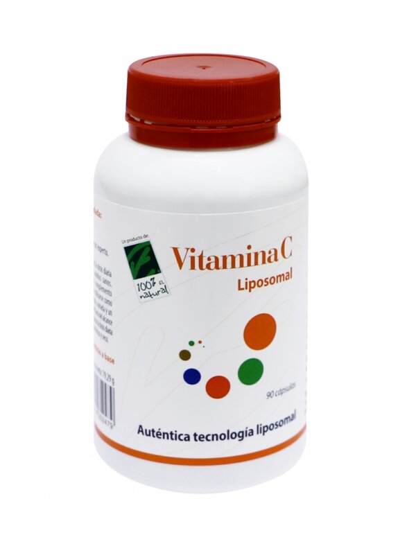 Vitamina C Liposomal 90caps, Cien por Cien Natural