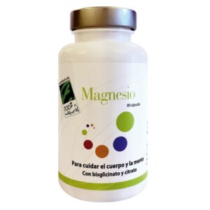 Magnesio 90. Bote Con 90 Cápsulas, Cien por Cien Natural