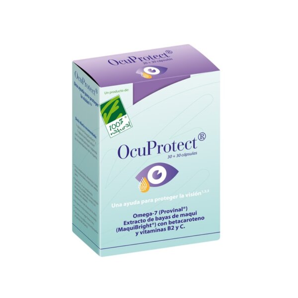 Ocuprotect®. 30 Cápsulas Omegaconfort7® + 30 Cápsulas Maquiconfort® (En Blister), Cien por Cien Natural