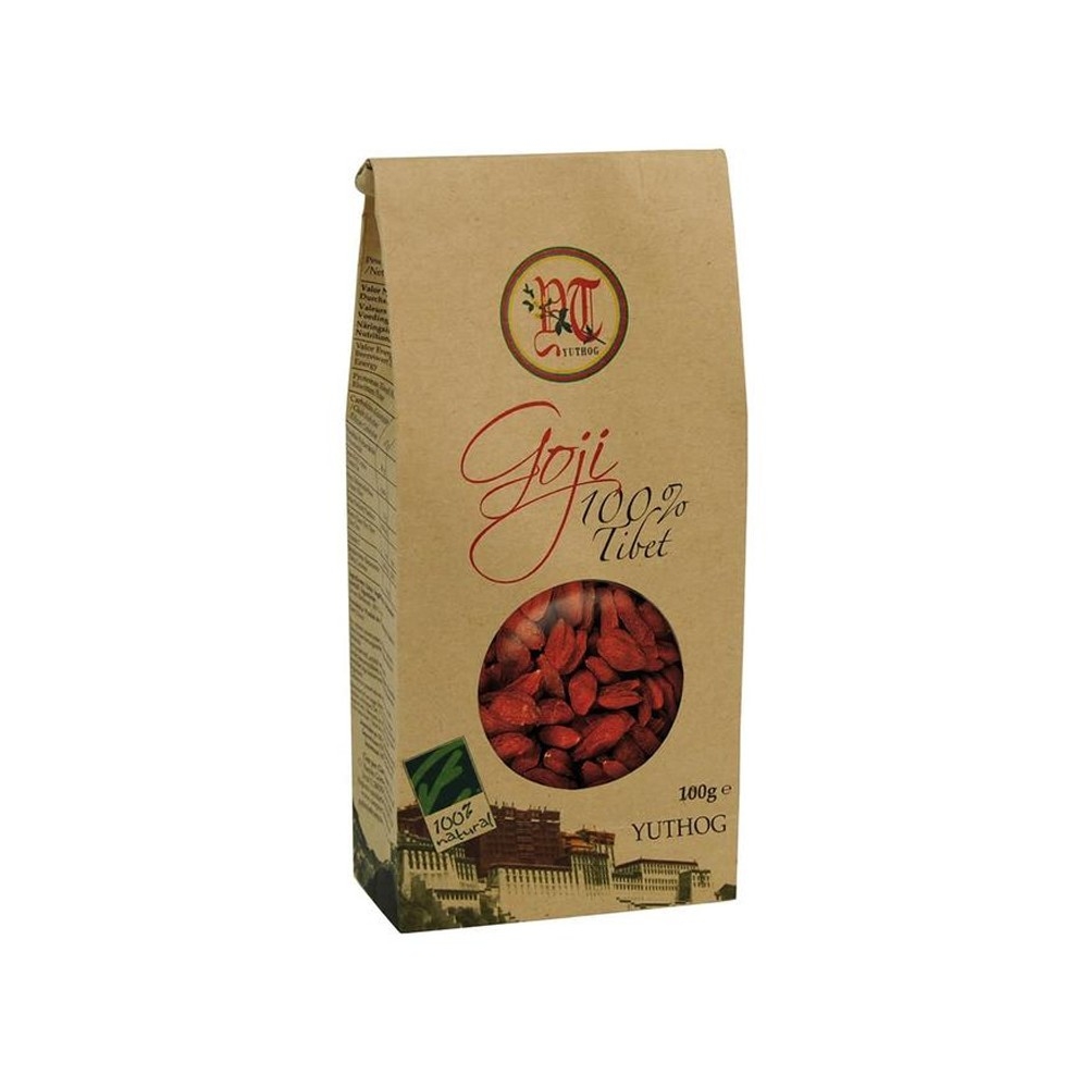 Goji Yuthog 100g. Bolsa De 100g (D, Cien por Cien Natural