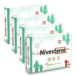 Pack de 4 nivesterol plus 30 cápsulas pinisan