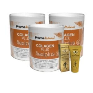 Pack Apitox 60 ml + 3 Colagen Plus Flexiplus 300 g, Prisma Natural