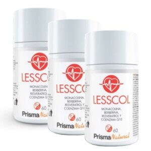 Oferta 3 lesscol 60 cápsulas prisma natural