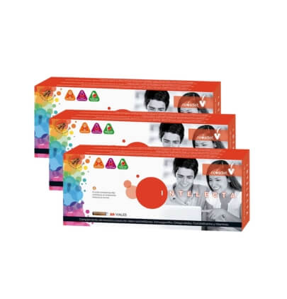 Oferta Pack 3 Intelecta Envase De 20 Viales De 10 Ml., Novadiet