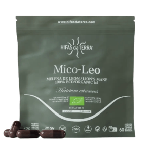 Mico Leo Refill Extracto puro de Melena de León 60 cápsulas, Hifas da Terra