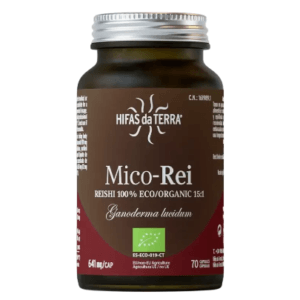Mico Rei, Extracto puro ECO de Reishi 70 cápsulas, Hifas da Terra